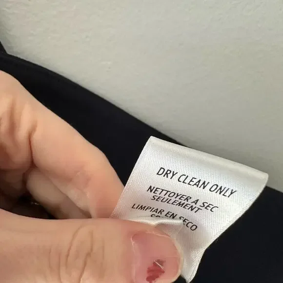 Vintage Casual Corner Blazer Women's 6 Navy Lined Notch Collar Office Jacket - Picture 3 of 8